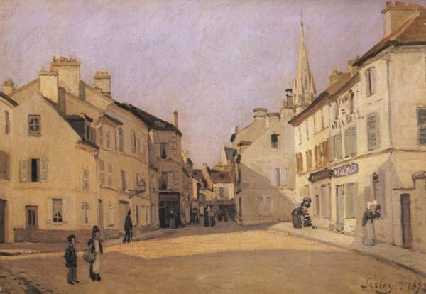 Alfred Sisley Square in Argenteuil china oil painting image